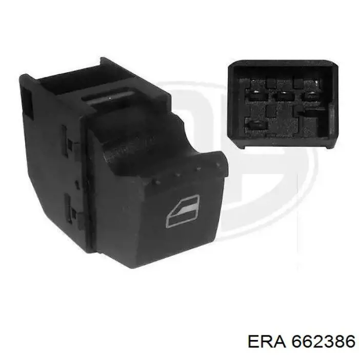 Кнопка вмикання двигуна склопідіймача задня ERA 662386 ціна, від 6.34 USD