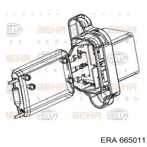 Резистор обігрівача ERA 665011 ціна, від 8.24 USD