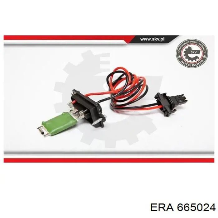 Резистор моторчика вентилятора A/C ERA 665024 ціна, від 22.80 USD