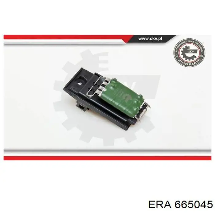 Резистор пічки 665045 ERA