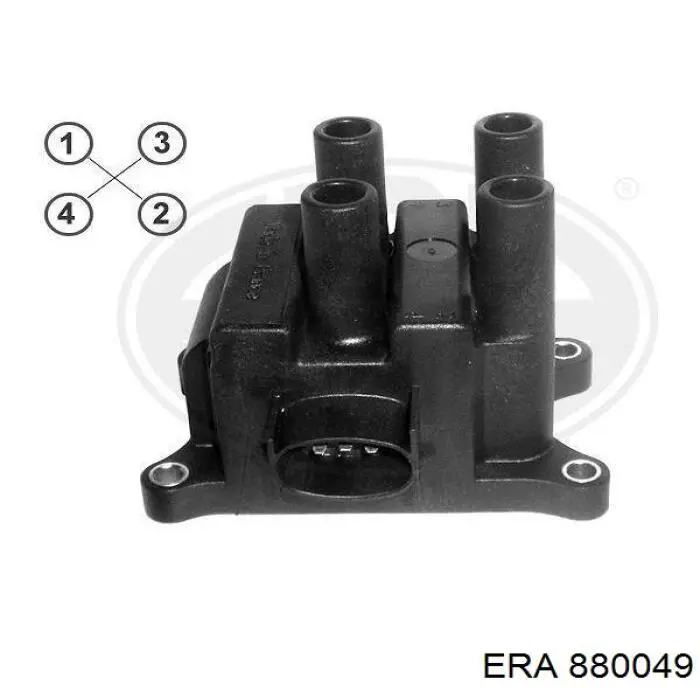 Котушка запалювання ERA 880049 ціна, від 11.66 USD