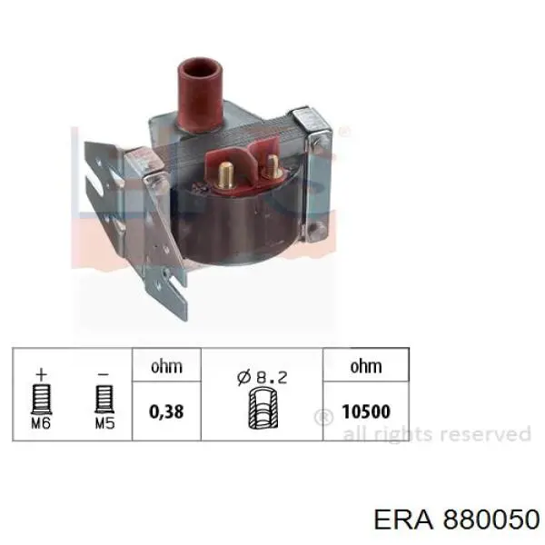 Купити 880050 ERA Котушка запалювання