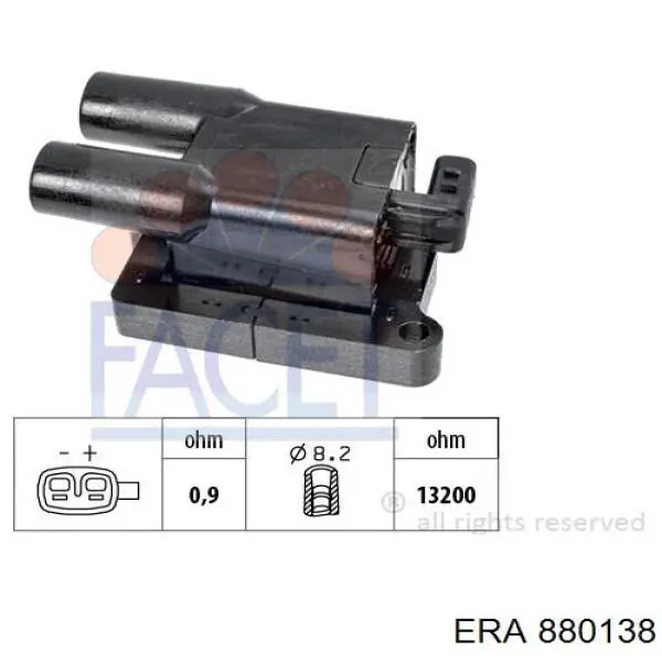 Купити 880138 ERA Котушка запалювання