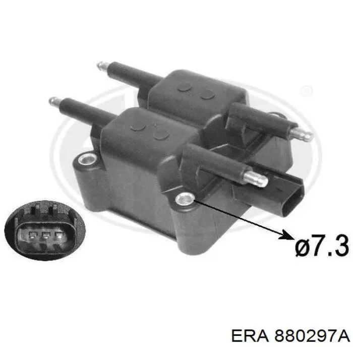 Купити 880297A ERA Котушка запалювання