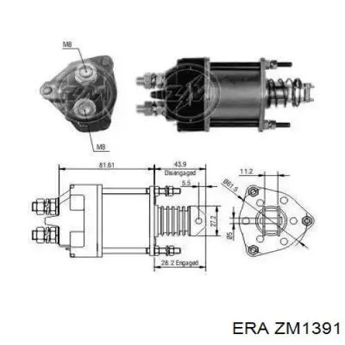Контактор ZM 1391 ціна, від 20.98 USD