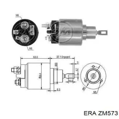 Контактор ERA ZM573 ціна, від 19.76 USD