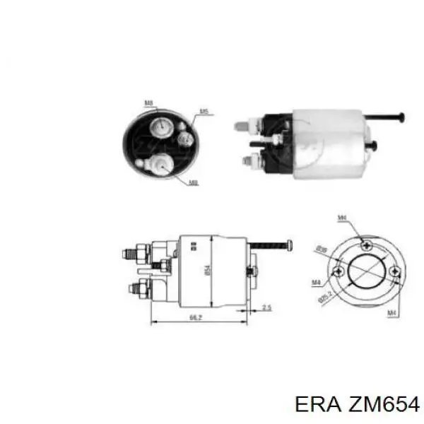 Втягуюче реле стартера CHB3067 GP