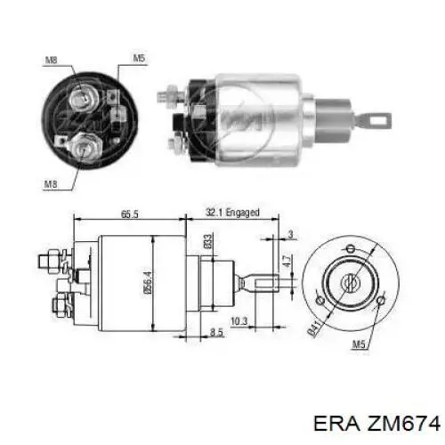 Контактор ERA ZM674 ціна, від 22.03 USD