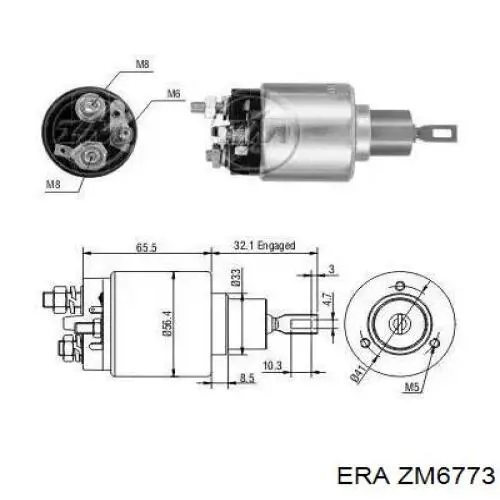Купити SS0295S AS/Auto Storm Втягуюче реле стартера