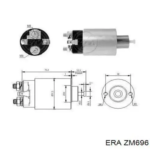Контактор ERA ZM696 ціна, від 25.56 USD