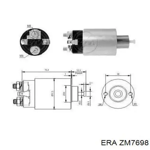 Контактор ERA ZM7698 ціна, від 26.46 USD