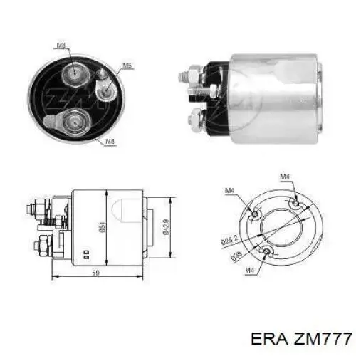 Контактор ERA ZM777 ціна, від 26.88 USD