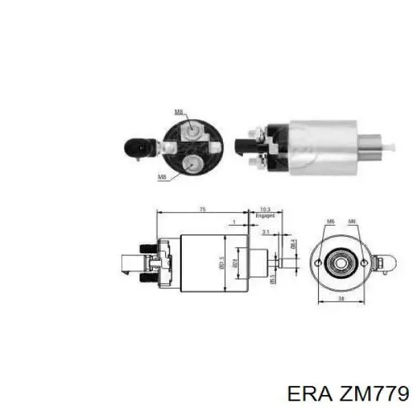 Купити SS0153P AS/Auto Storm Втягуюче реле стартера