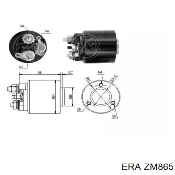 Контактор ERA ZM865 ціна, від 21.76 USD