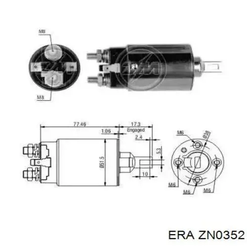 Бендикс ERA ZN0352 ціна, від 11.52 USD