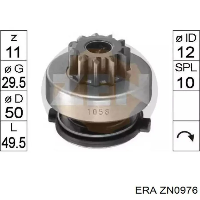 Бендикс ERA ZN0976 ціна, від 9.89 USD