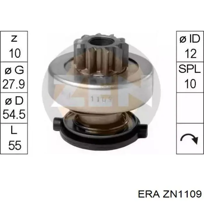 Бендикс ERA ZN1109 ціна, від 12.39 USD