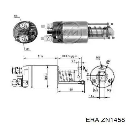 Бендикс ERA ZN1458 ціна, від 17.46 USD