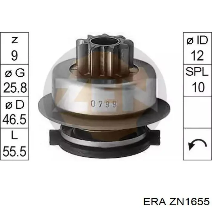Бендикс ERA ZN1655 ціна, від 23.17 USD
