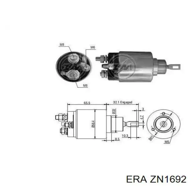 Купити ZN1692 ERA Бендикс стартера