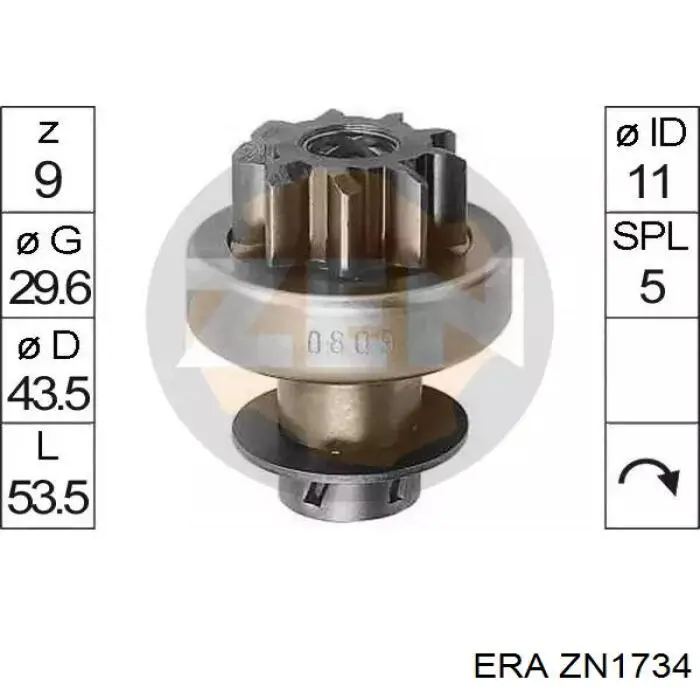 Бендикс ERA ZN1734 ціна, від 18.16 USD