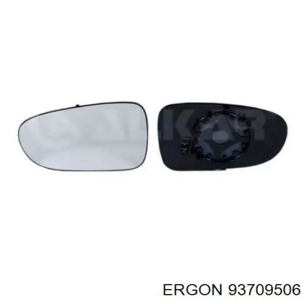 93709506 Ergon дзеркальний елемент дзеркала заднього виду, лівого