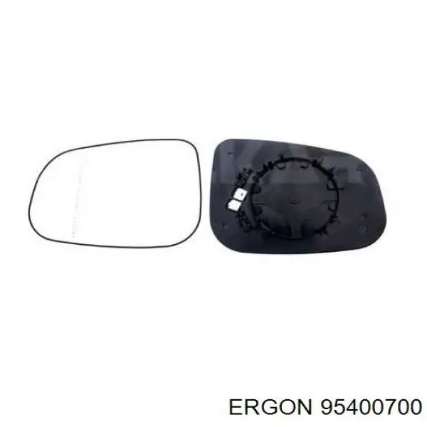 95400700 Ergon дзеркальний елемент дзеркала заднього виду, правого