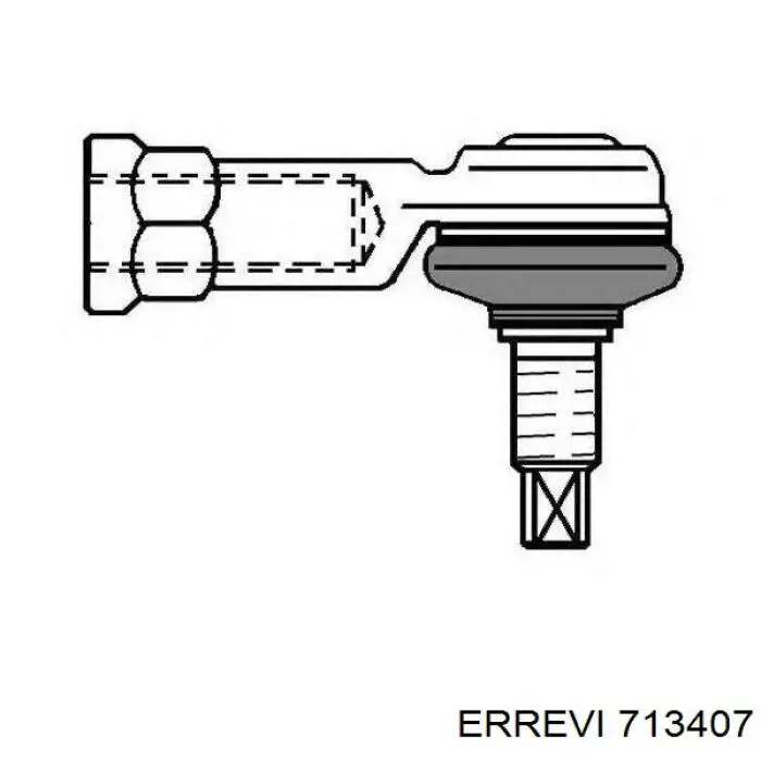 Накінечник тяги КПП 713407 Errevi