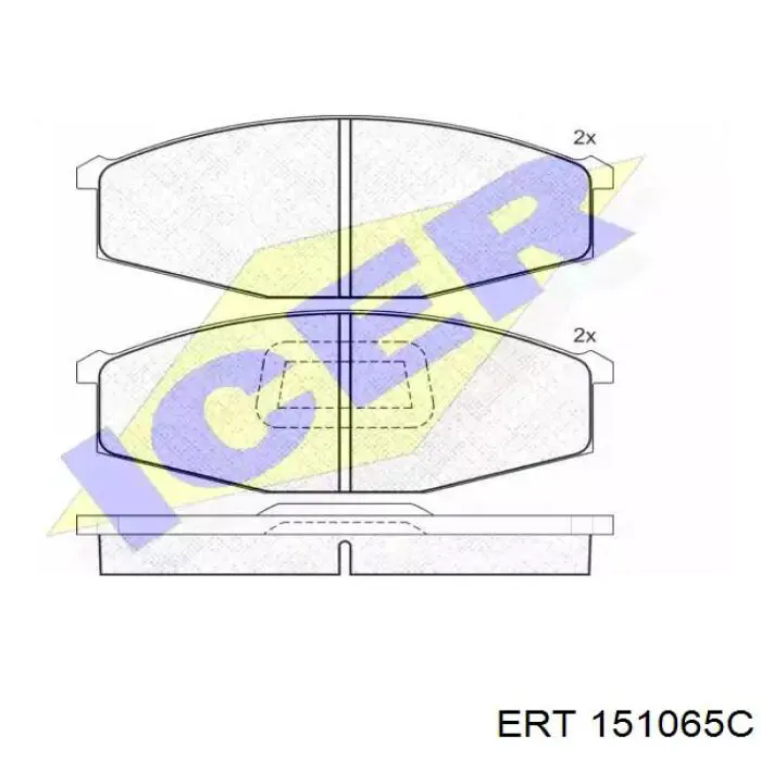 Поршень супорта гальмівного, переднього ERT 151065C ціна, від 8.65 USD