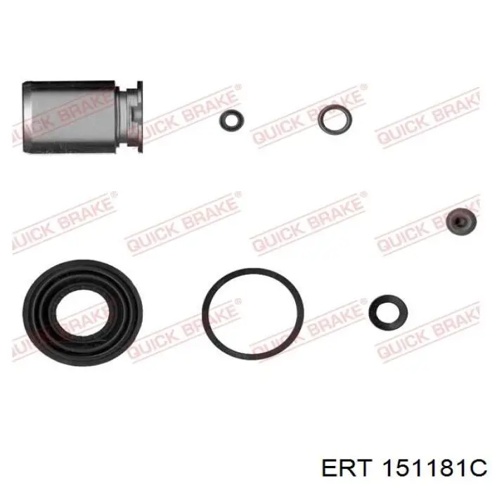 Поршень гальмівного супорта заднього ERT 151181C ціна, від 7.28 USD