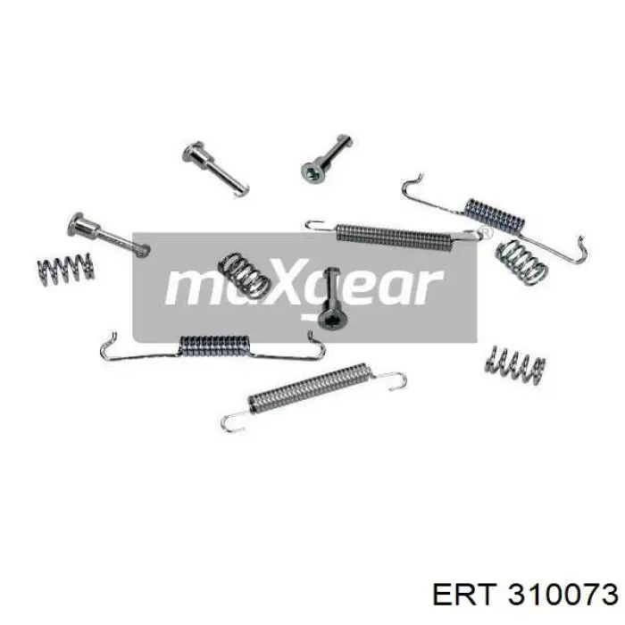 Монтажний комплект задніх барабанних колодок ERT 310073 ціна, від 8.39 USD