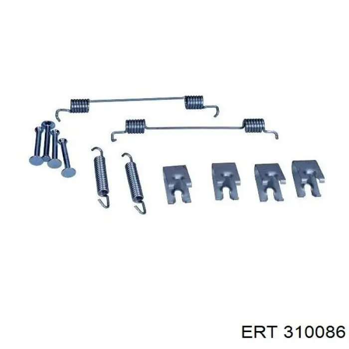 Монтажний комплект задніх барабанних колодок ERT 310086 ціна, від 8.07 USD