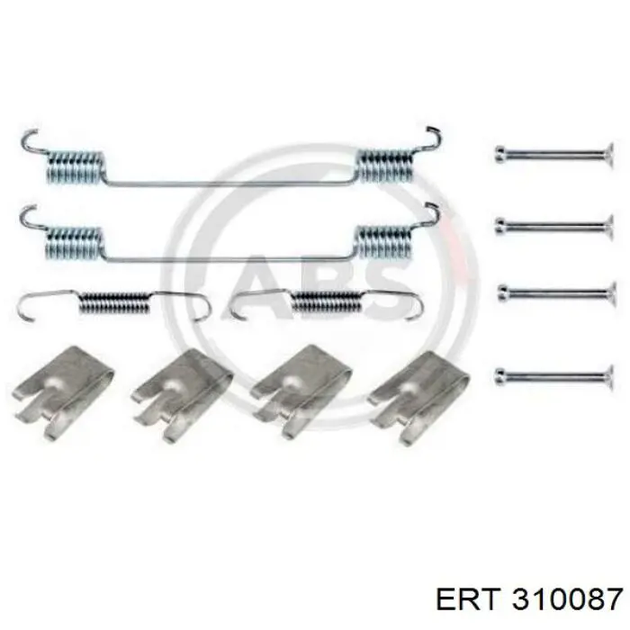 Ремкомплект задніх гальм ERT 310087 ціна, від 8.50 USD