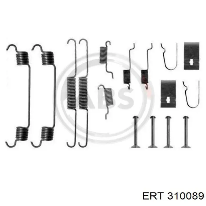 Ремкомплект гальмівних колодок ERT 310089 ціна, від 8.02 USD
