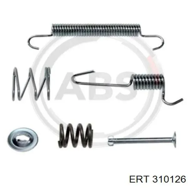 Монтажний комплект задніх барабанних колодок ERT 310126 ціна, від 5.67 USD