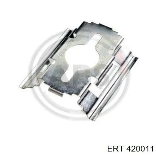 420011 ERT комплект пружинок кріплення дискових колодок, передніх