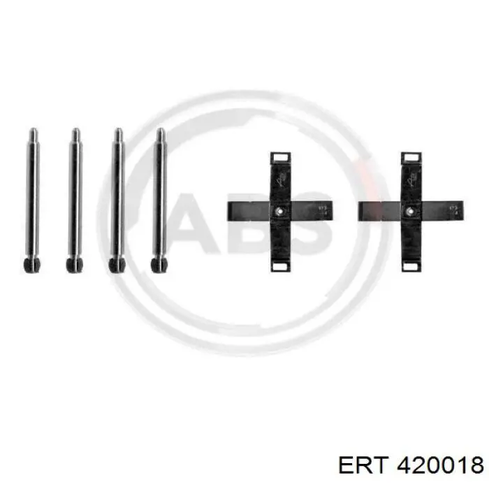 Ремкомплект задніх гальм ERT 420018 ціна, від 6.10 USD