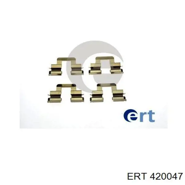 Купити 420047 ERT Комплект пружинок кріплення дискових колодок, задніх