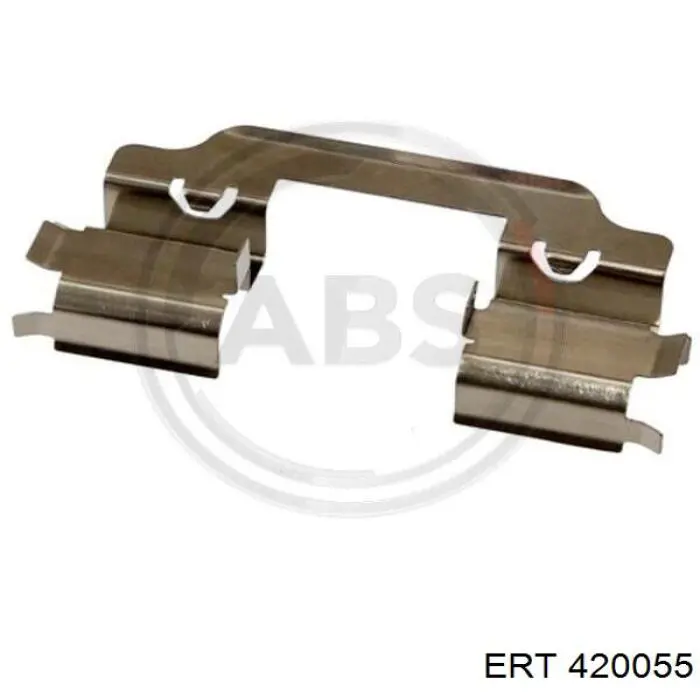 420055 ERT комплект пружинок кріплення дискових колодок, передніх