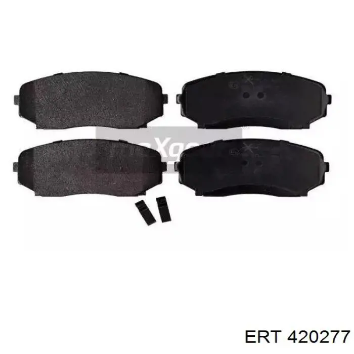420277 ERT комплект пружинок кріплення дискових колодок, передніх