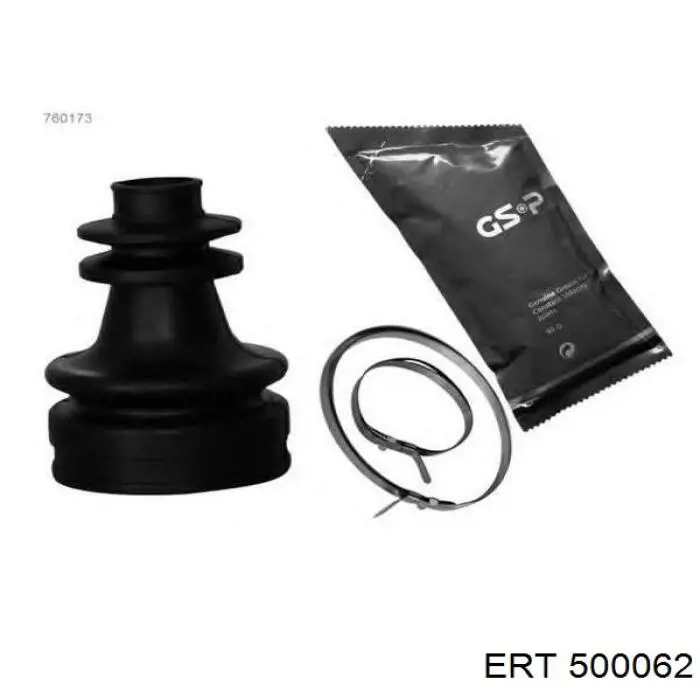 Пильник ШРУСа внутрішній, правий ERT 500062 ціна, від 5.34 USD