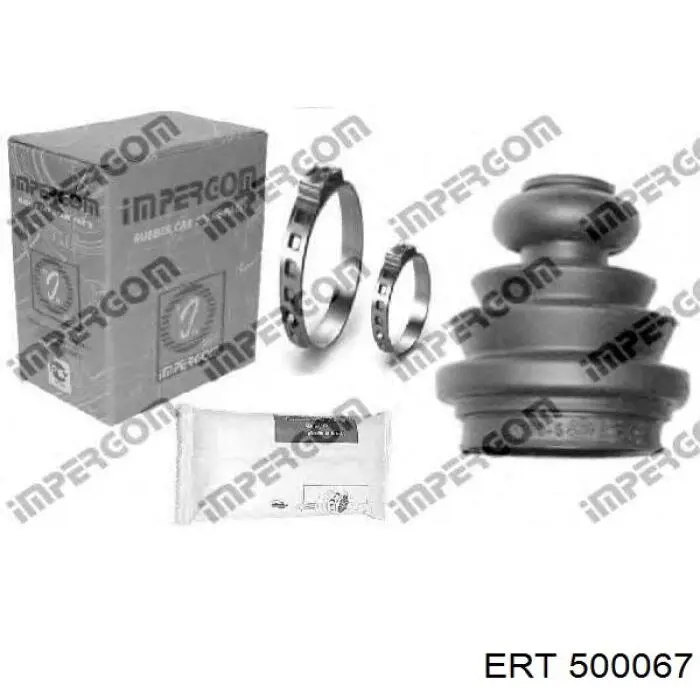 Пильник гранати внутрішній, передній півосі ERT 500067 ціна, від 5.02 USD