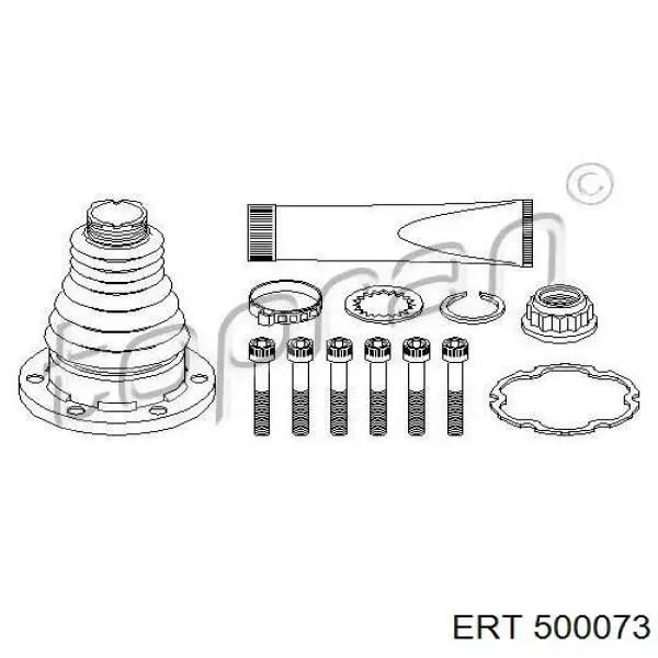 Пильник гранати внутрішній задній ERT 500073 ціна, від 9.50 USD