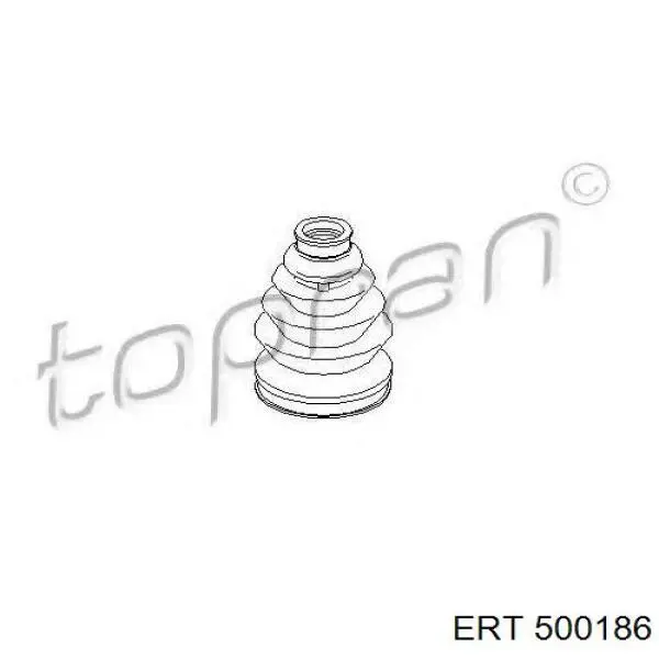 Пильник гранати внутрішній, передній півосі ERT 500186 ціна, від 6.87 USD