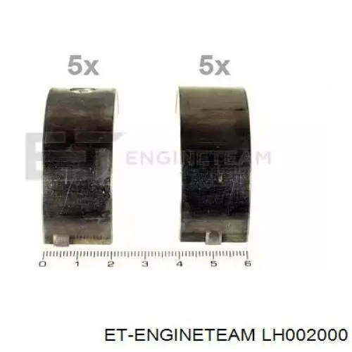 Вкладиші колінвала, корінні, комплект, стандарт (STD) Renault (RVI) 7701472809 ціна, від 32.62 USD