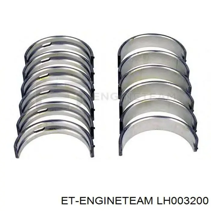 Вкладиші коленвала, корінні, комплект, стандарт (STD) ET Engineteam LH003200 ціна, від 25.75 USD