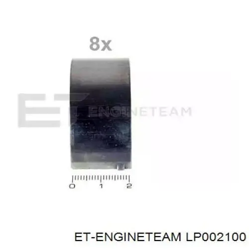 LP002100 ET Engineteam вкладиші колінвала, шатунні, комплект, стандарт (std)