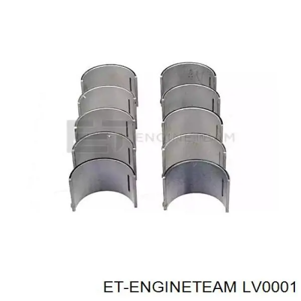 LV0001 ET Engineteam вкладиш розподвалу, стандартний, комплект