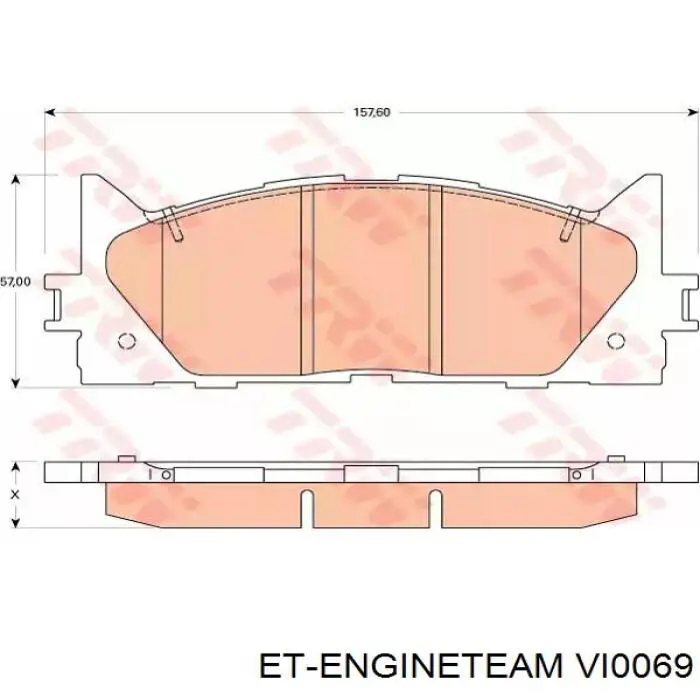 Клапан впускний VI0069 ET Engineteam