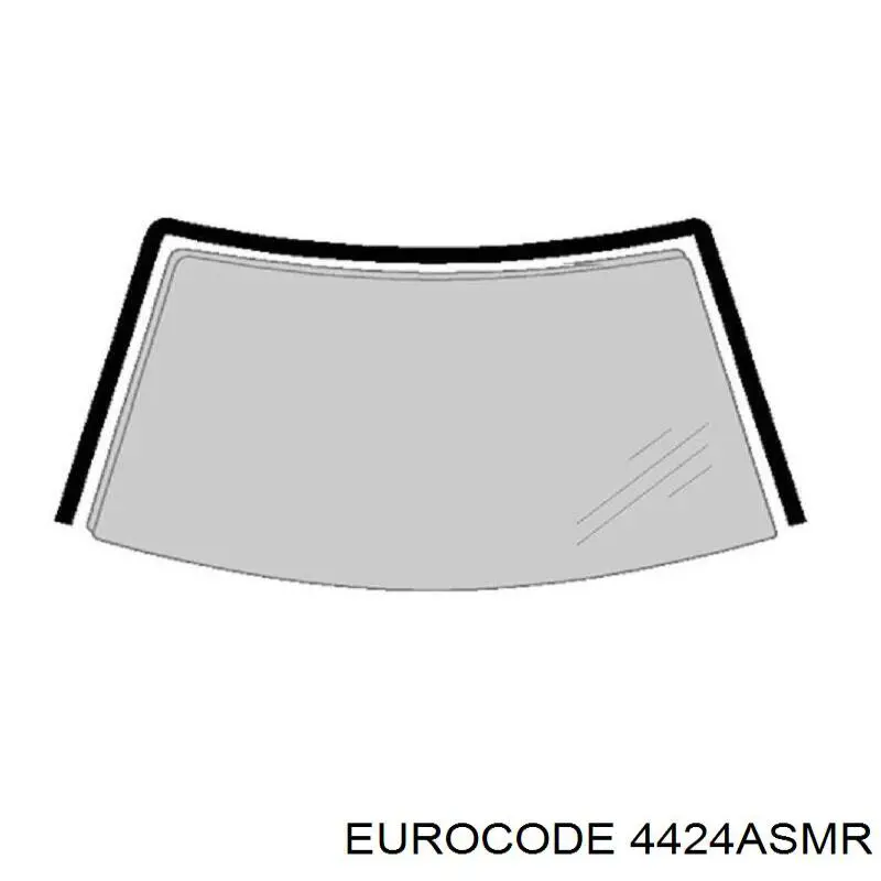 4424ASMR Eurocode молдинг лобового скла